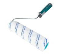 TOTAL - Rouleau pour Peinture Acrylique 230 mm - Fibre 12 mm pour Surfaces Moyennement Rugueuses - Manche en Plastique Ergonomique - Pour Peinture Intérieure Professionnelle - Bac Non Inclus