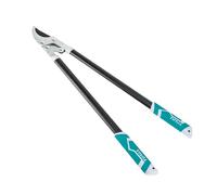 TOTAL - Sécateur extra | 24,5 x 22,5 x 20,7 cm | Bleu | Longueur de 760 mm | Sécateur à deux mains pour jardinage de précision