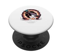 Total Solar 2026 Eclipse 12 août T-Rex Totality Fun PopSockets PopGrip Adhésif