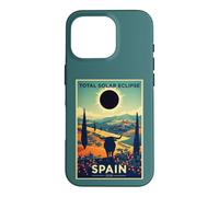 Total Solar Eclipse 08.12.2026 Affiche de Voyage Espagne Coque pour iPhone 16 Pro