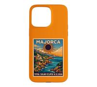 Total Solar Eclipse 08.12.2026 Affiche de Voyage Majorque Coque pour iPhone 15 Pro Max