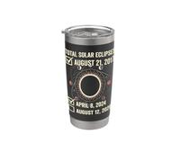 Total Solar Eclipse 2024 2026 Observer Astronomie Skywatcher Gobelet isotherme en acier inoxydable double paroi