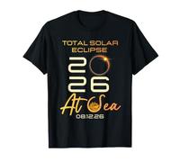 Total Solar Eclipse 2026 At Sea Cruise Ship Family Match T-Shirt