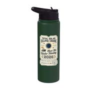 Total Solar Eclipse 2026 Croisière Meet Me Under Totality Stainless Steel Insulated Water Bottle