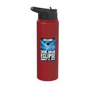 Total Solar Eclipse 2026 Islande, Totality Chaser Islande Stainless Steel Insulated Water Bottle