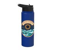 Total Solar Eclipse 2026, Islande Totality Chaser Science Stainless Steel Insulated Water Bottle
