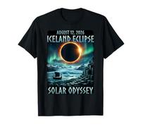 Total Solar Eclipse 2026 Islande - Totality Chaser Science T-Shirt
