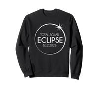 Total Solar Eclipse 2026 Path of Totality Islande 12 août Sweatshirt
