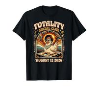 Total Solar Eclipse 2026 Poulet, Totality Chaser Islande T-Shirt Graphique avec Valeur