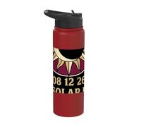 Total Solar Eclipse Bateau de croisière Océan Totality Viewer 2026 Stainless Steel Insulated Water Bottle