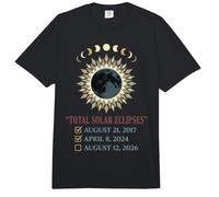 Total Solar Eclipse Chaser 2017 2024 2026 Événement d'astronomie Comfort Colors Adult Heavyweight T-Shirt
