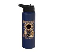 Total Solar Eclipse Chats portant des lunettes 2026 août 12 Stainless Steel Insulated Water Bottle