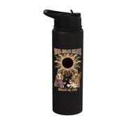 Total Solar Eclipse Chats portant des lunettes 2026 août 12 Stainless Steel Insulated Water Bottle