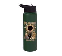 Total Solar Eclipse Chats portant des lunettes 2026 août 12 Stainless Steel Insulated Water Bottle