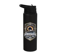 Total Solar Eclipse Cruise 2026 Islande Espagne Stainless Steel Insulated Water Bottle