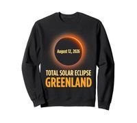 Total Solar Eclipse Greenland August 12 2026 Arctic Eclipse Sweatshirt