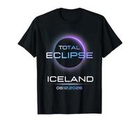 Total Solar Eclipse Iceland 8 12 2026 Totality Astronomy T-Shirt