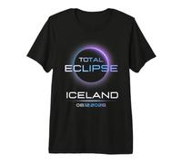 Total Solar Eclipse Iceland 8 12 2026 Totality Astronomy T-Shirt Haut de Gamme