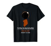 Total Solar Event Eclipse 2026 Le Chemin de la totalité T-Shirt