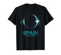 Total Solar Event Eclipse 2026 Le Chemin de la totalité T-Shirt