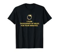Total Solar Iceland Eclipse 2026 I Flew for 4 Minutes T-Shirt Graphique avec Valeur