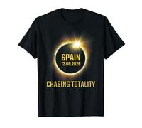 Total Solar Spain Eclipse 12 8 2026 Totality T-Shirt