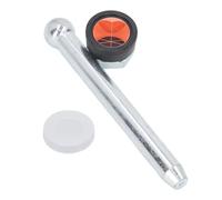 Total Station Prism, Verre optique K9, objectif de 25,4 mm avec boîtier en alliage en aluminium - Mesure, conception d'usure durable, idéal pour l'arpentage et la construction