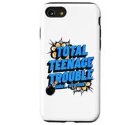 Total Teenage Trouble, Vie et émotions des Adolescents, garçons et Filles Coque pour iPhone SE (2020) / 7/8