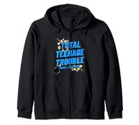 Total Teenage Trouble, Vie et émotions des Adolescents, garçons et Filles Sweat à Capuche