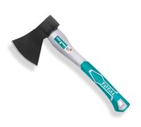Total Tools - Hache - Longueur de 430 mm - Poids de 1 kg - Manche bimatière et ergonomique - Idéale pour le bricolage