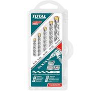 Total Tools - Massette en Caoutchouc - 220 g - Idéale pour les Travaux de Carrelage - Pour Ajuster les Carreaux en Céramique - Frappe Sans Endommager la Surface - Manche en Fibre - Tête en Caoutchouc