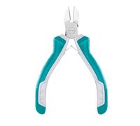 Total Tools - Mini pinces coupantes diagonales | 115 mm | Idéal pour couper du fil, du câble ou du plastique | Compact et polyvalent | Précision maximale | Fabriqué en chrome vanadium