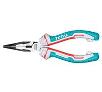Total Tools - Pince à Becs Plats Renforcée - 180 mm - Idéale pour Saisir