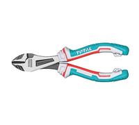 Total Tools - Pinces coupantes renforcées - 180 mm - Haute capacité - Protection contre les chutes - 30 % de force en plus - Fabriqué en chrome vanadium - Manche en fibre en 3 matériaux