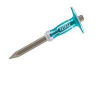 Total Tools - Pointeur avec protecteur - Base de 305 mm de long x 19 mm - Burin pour faire de petits trous dans la pierre ou le ciment - Outil de maçonnerie et de construction