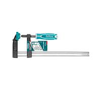 Total Tools - Sergent de serrage - 150 x 50 mm - Force de serrage maximale de 170 kg - Avec levier de déblocage automatique - Pour les travaux de menuiserie - Plastique noir