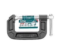 Total Tools - Vis de serrage | Mesure 125 mm | Idéal pour les travaux de menuiserie | Peut contenir des pièces pour une manipulation facile | Fil en forme de T | Acier malléable