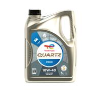 TOTAL - TotalEnergies Quartz 7000 10W-40, Huile moteur essence et Diesel, 5 Litres - Réf. 214165