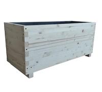 TOTAL WOOD 2012 Jardinière rectangulaire en Bois Jardin terrasse Balcon Interieur Exterieur 70 x 40 x 40 cm également sur Mesure