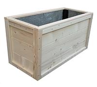 TOTAL WOOD 2012 Jardinière rectangulaire en Bois Jardin terrasse Balcon Interieur Exterieur 70 x 40 x 40 cm également sur Mesure