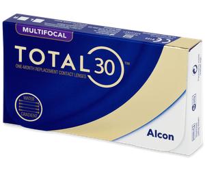 TOTAL30 Multifocal (3 lentilles) Puissance: -9.75, BC: 8.40, Diamètre: 14.20, Addition: HI (MAX ADD +2.50) -9.75