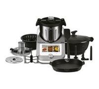 Ufesa TotalChef RK7 Robot de Cuisine Multifonctions Inteligent, WIFI, 30 Fonctions, 4.5L, Écran Tactile 7 Pouces, Balance Integrée, Livre de Recettes Interactif, Argent / Blanc