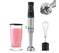 TotalDestroy 1200XL Cream Hand Blender 1200 W 21 vitesses et Turbo 4 lames en...