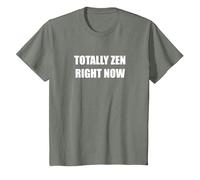 Totalement Zen en ce Moment T-Shirt, Enfant, Vert Kaki chiné, 2 Ans