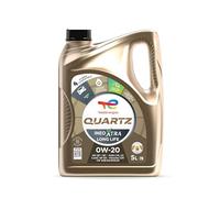 TotalEnergies Huile moteur Quartz 0W-20 ACEA C5 ACEA C6 API SP-RC Ineo Xtra Long Life 5 L Compatible avec VW Golf 7 3/5 portes 5G1, BQ1, BE1, BE2 Polo V 3/5 portes 6R1, 6C1, AUDI A3 Sportback 8VA, 8VF