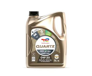 TotalEnergies Huile moteur Quartz 0W-20 huile ACEA C6 ACEA C5 API SP-RC Ineo Xtra Long Life 5 L Compatible avec VW Golf VII 3/5 portes 5G1, BQ1, BE1, BE2 Polo V 3/5 portes 6R1, 6C1 Tiguan II AD1, AX1