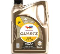 TotalEnergies Quartz Ineo Long Life 5W-30, Huile moteur essence et Diesel, 5 litres