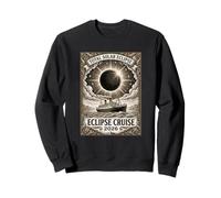 Totality Cruise Ship Total Solar Eclipse Nouveau Art 2026 Sweatshirt