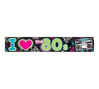 Totally 80s Foil Banner 7.6m
