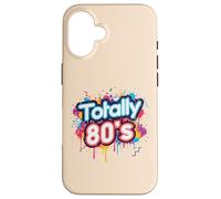 Totally 80s Paint Splatter Retro Throwback Hommes Femmes Enfants Coque pour iPhone 16
